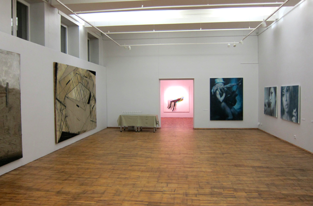 Exhib view with Ivanovs works